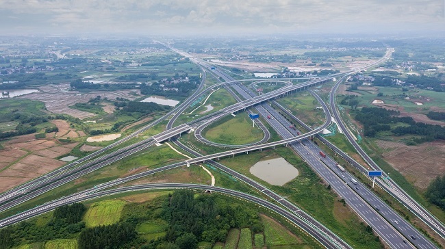 明巢高速合肥段夏阁枢纽.jpg